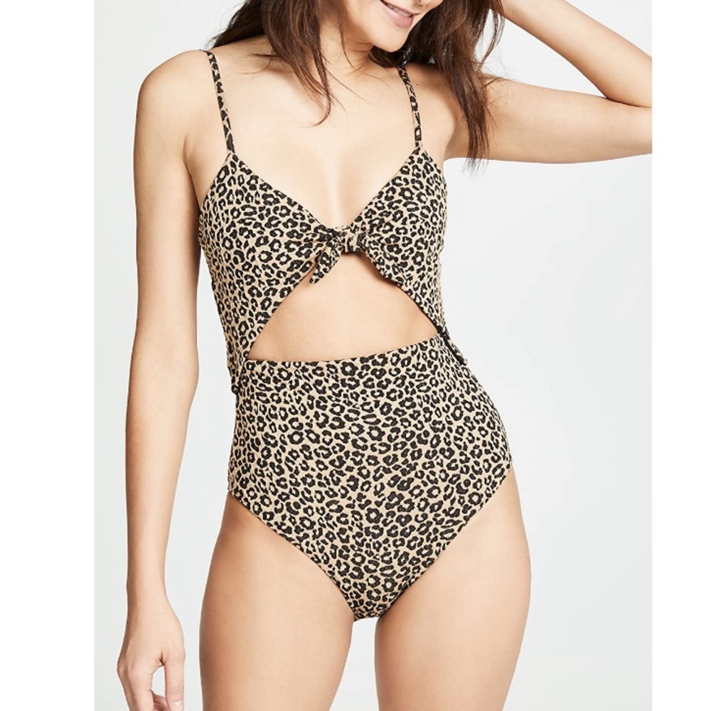 HOST PICK!! 💗 NWT Mara Hoffman Leopard Cutout One Piece